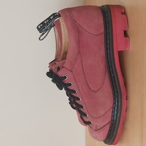 Vintage John fluevog Light red nubuck leather shoes